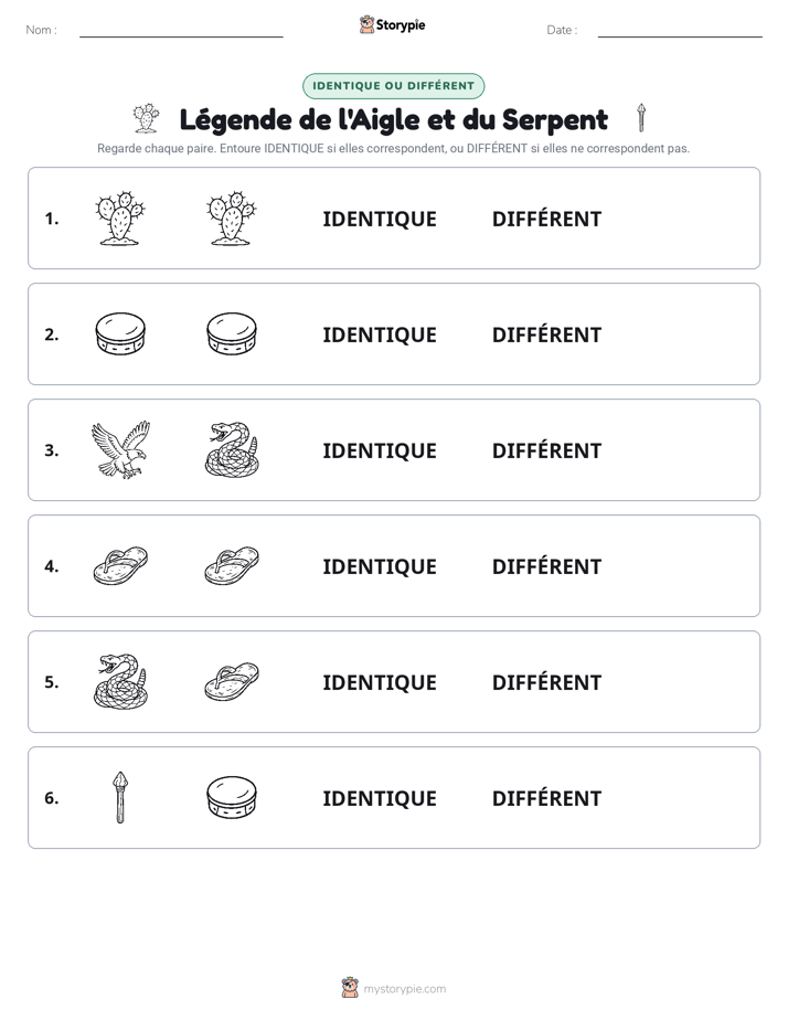 Identique ou Différent