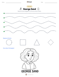 Anteprima della scheda stampabile di George Sand