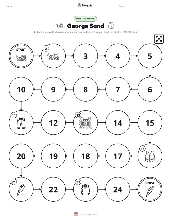 Roll & Move Game