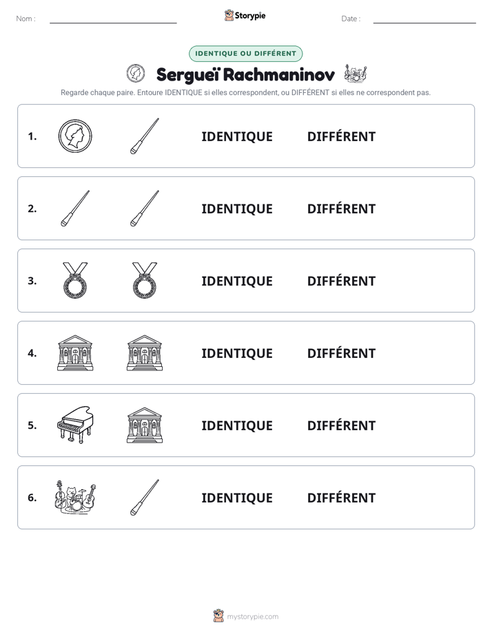 Identique ou Différent