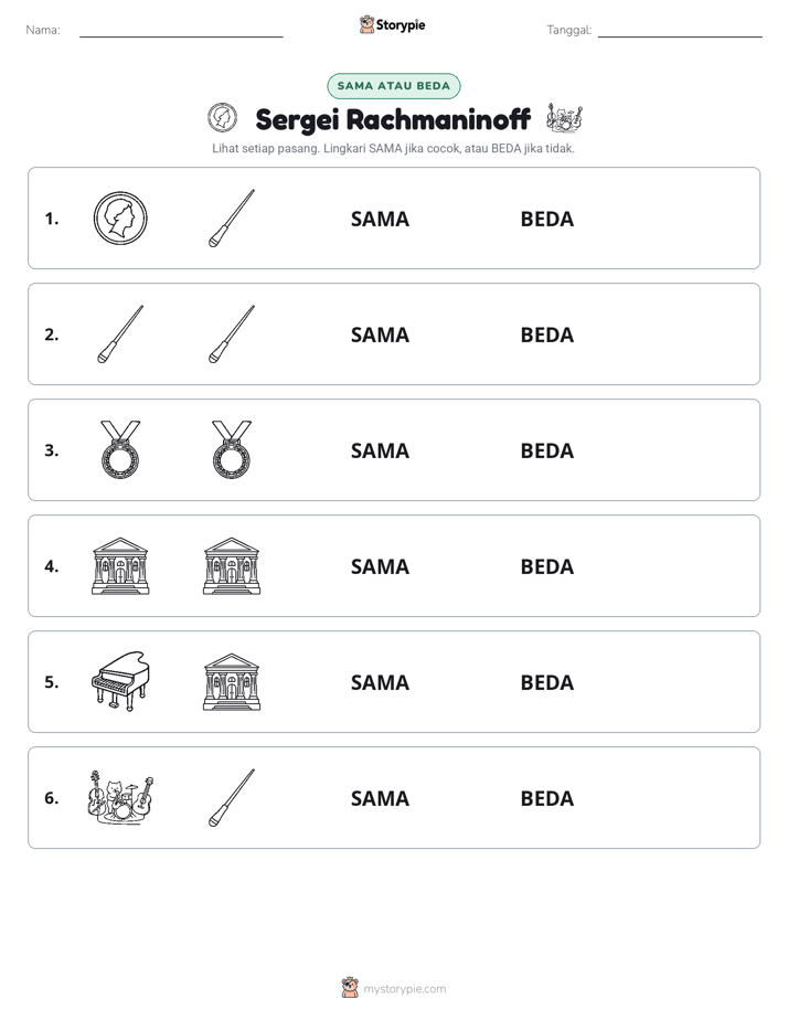 Sama atau Berbeda