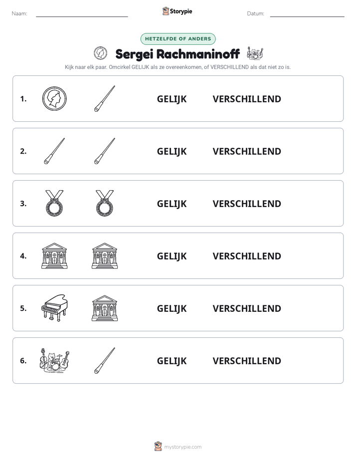 Zelfde of Verschillend