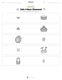 Koh-i-Noor Diamond printable worksheet preview