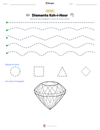 Anteprima della scheda stampabile di Diamante Koh-i-Noor