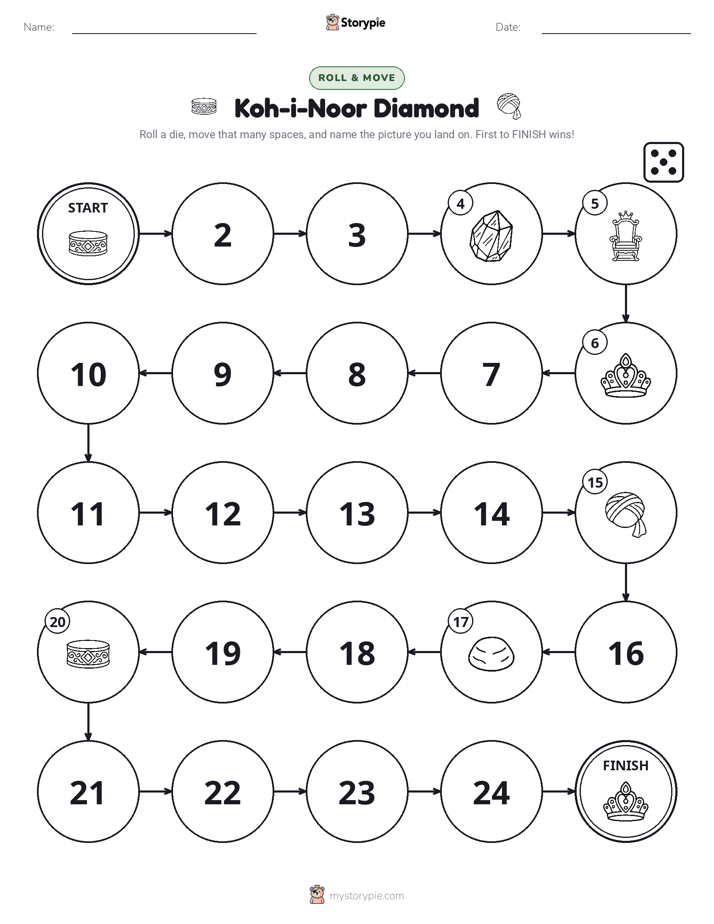 Roll & Move Game