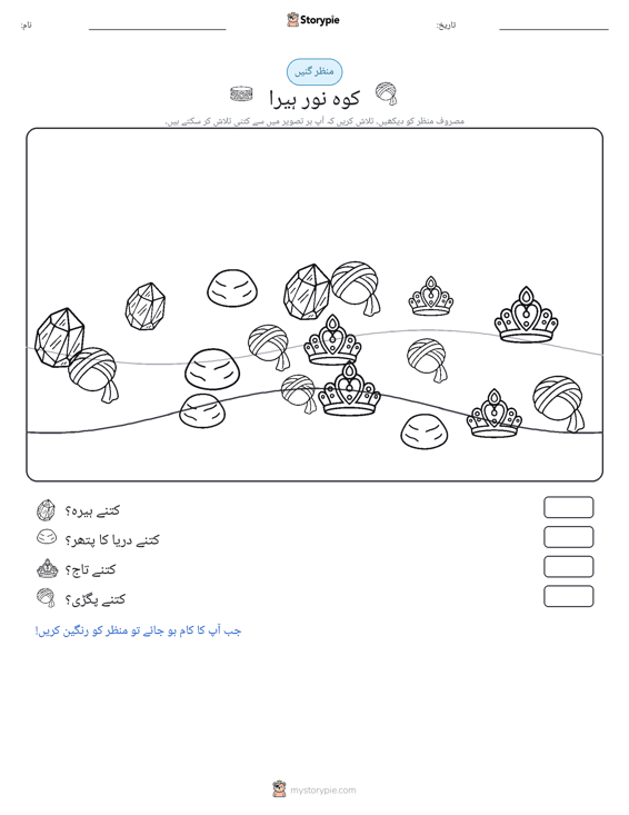 گنتی کا منظر