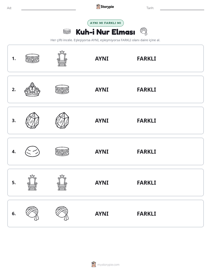 Aynı mı Farklı mı
