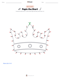 Pepin the Short printable worksheet preview