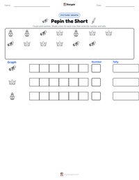 Pepin the Short printable worksheet preview