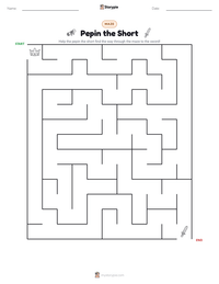 Pepin the Short printable worksheet preview