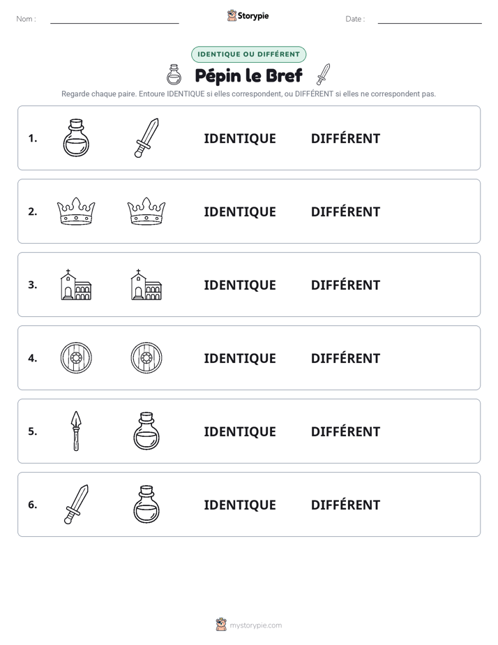 Identique ou Différent