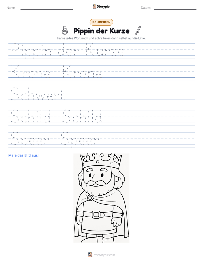 Schreibübung