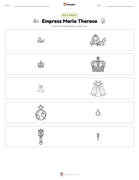 Empress Maria Theresa printable worksheet preview