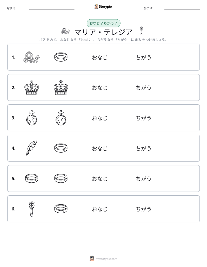 同じか違うか
