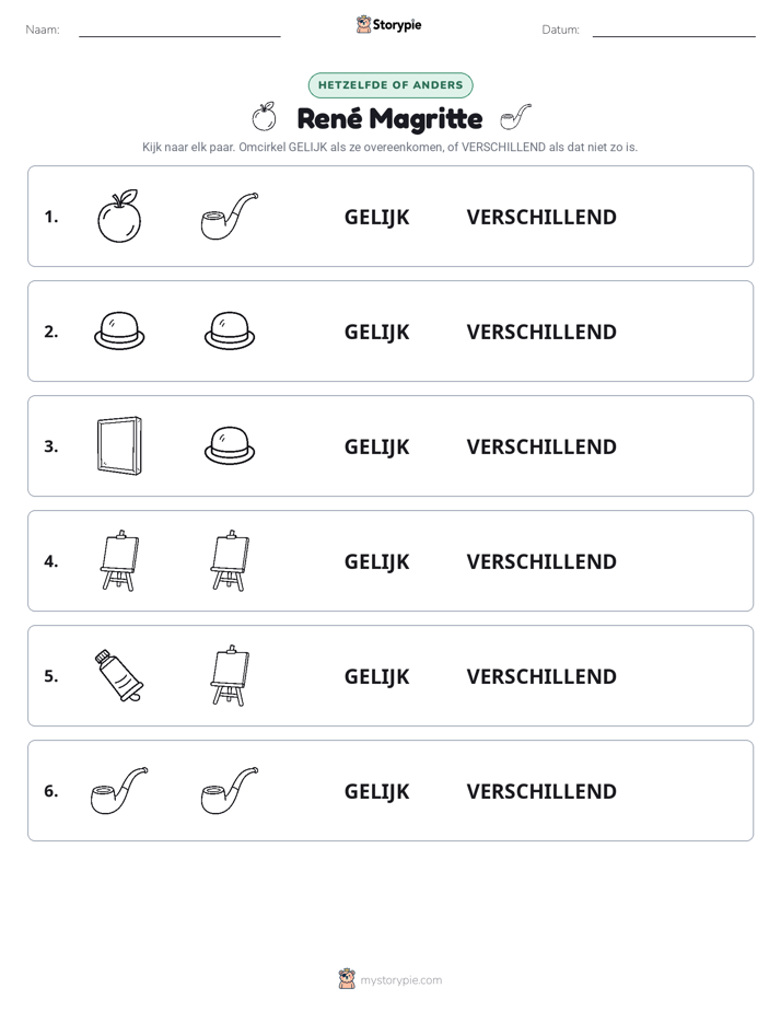 Zelfde of Verschillend