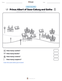 Prince Albert of Saxe-Coburg and Gotha printable worksheet preview