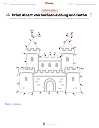 Prinz Albert von Sachsen-Coburg und Gotha druckbare Arbeitsblatt Vorschau