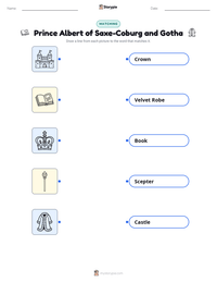Prince Albert of Saxe-Coburg and Gotha printable worksheet preview