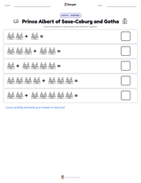 Prince Albert of Saxe-Coburg and Gotha printable worksheet preview