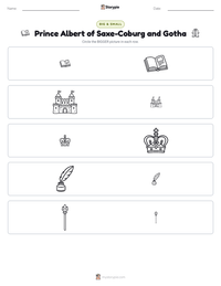 Prince Albert of Saxe-Coburg and Gotha printable worksheet preview