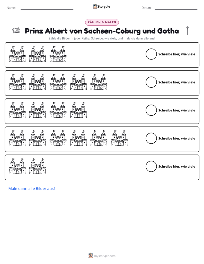 Zählen & Ausmalen