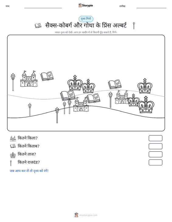 गिनती दृश्य