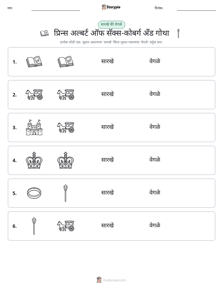 समान की भिन्न