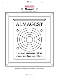 Almagest yazdırılabilir çalışma sayfası önizlemesi