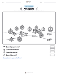 Anteprima della scheda stampabile di Almagesto