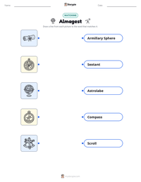 Almagest printable worksheet preview
