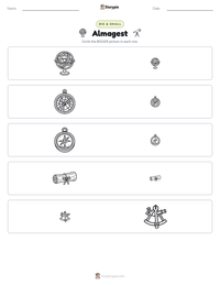 Almagest printable worksheet preview