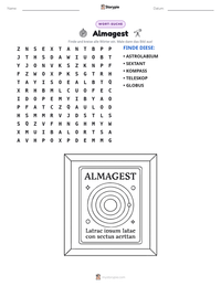 Almagest druckbare Arbeitsblatt Vorschau