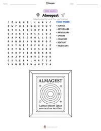 Almagest printable worksheet preview