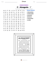 Anteprima della scheda stampabile di Almagesto
