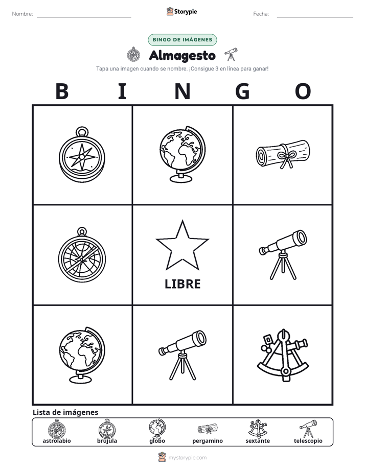 Bingo de Imágenes