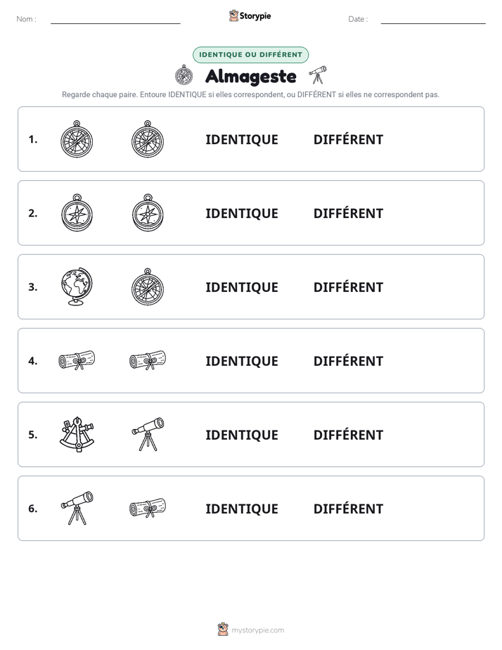Identique ou Différent