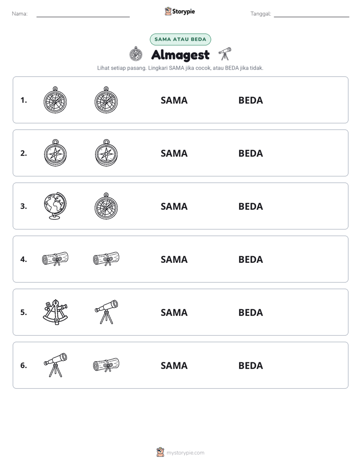 Sama atau Berbeda