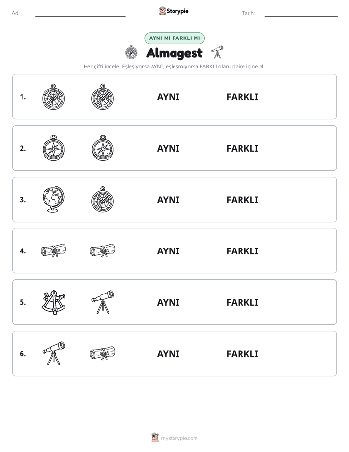 Aynı mı Farklı mı