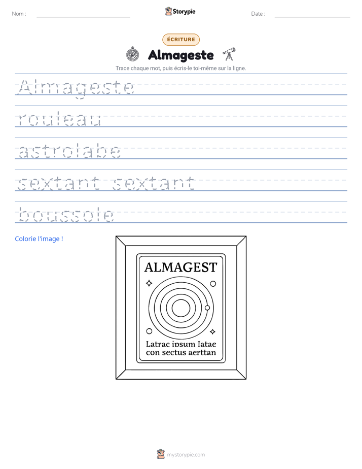 Pratique d'écriture