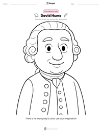 David Hume printable worksheet preview