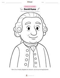 Anteprima della scheda stampabile di David Hume