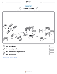 David Hume yazdırılabilir çalışma sayfası önizlemesi