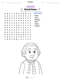 David Hume printable worksheet preview