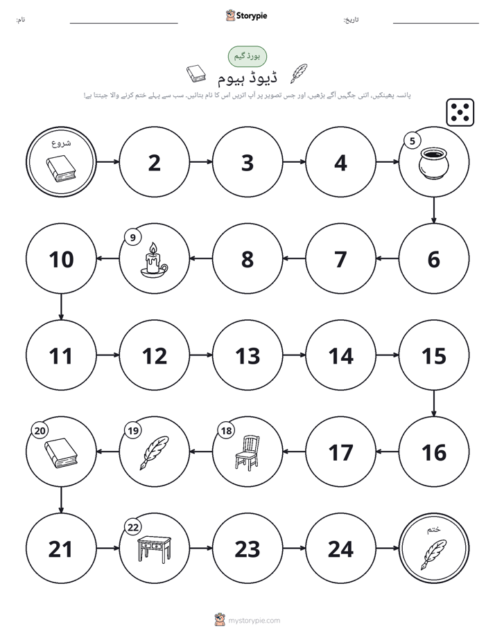 رول اور منتقل کریں کھیل