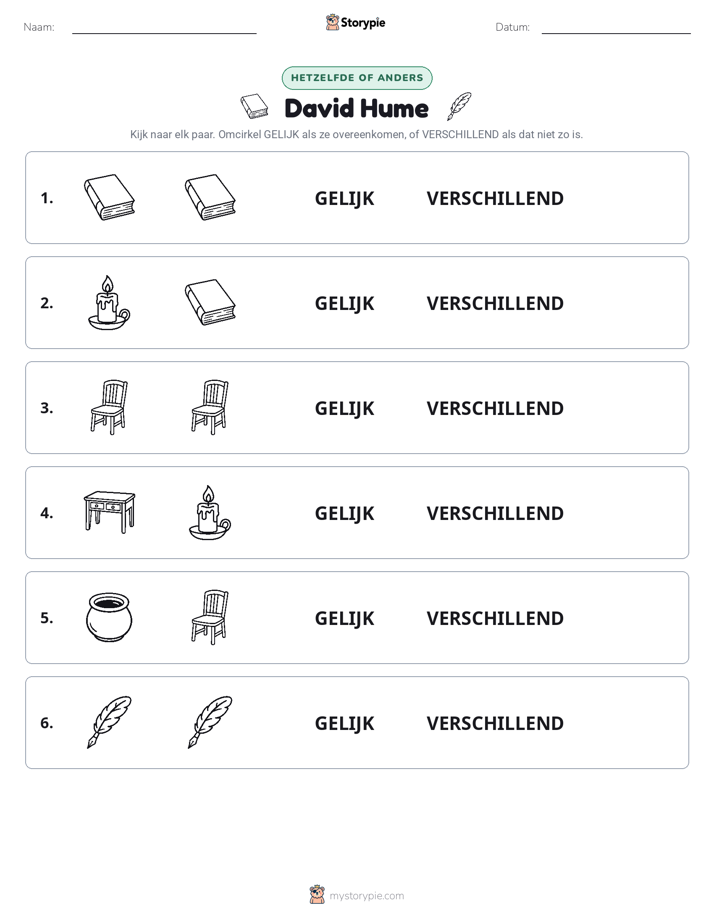 Zelfde of Verschillend