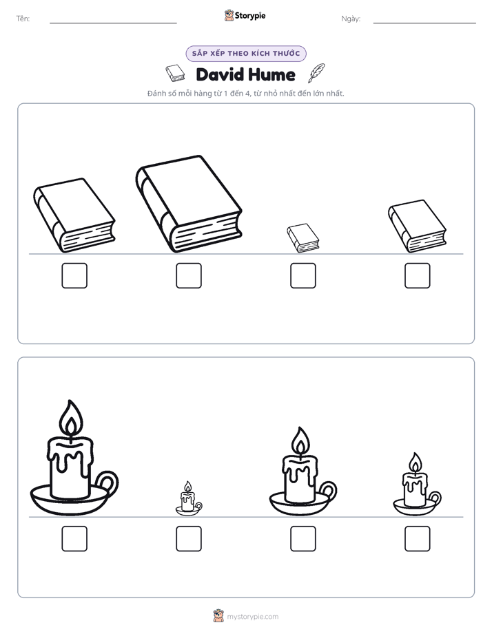 Thứ Tự Kích Thước