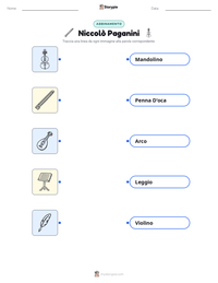 Anteprima della scheda stampabile di Niccolò Paganini