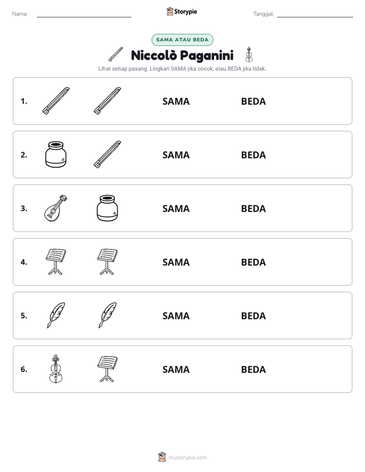 Sama atau Berbeda
