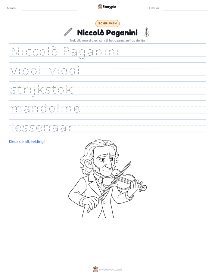 Schrijf Oefening