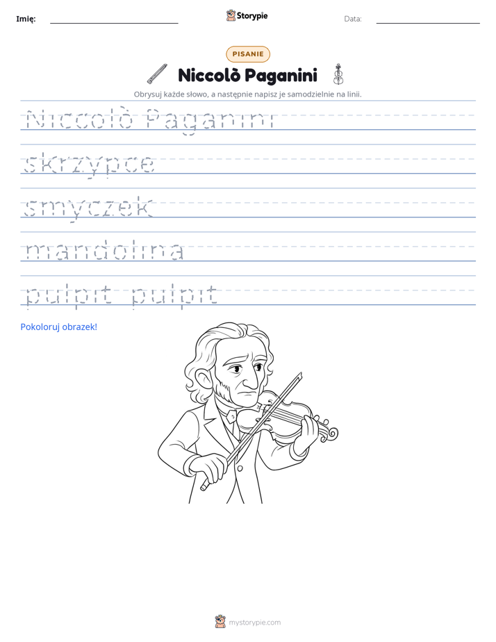 Ćwiczenie Pisania
